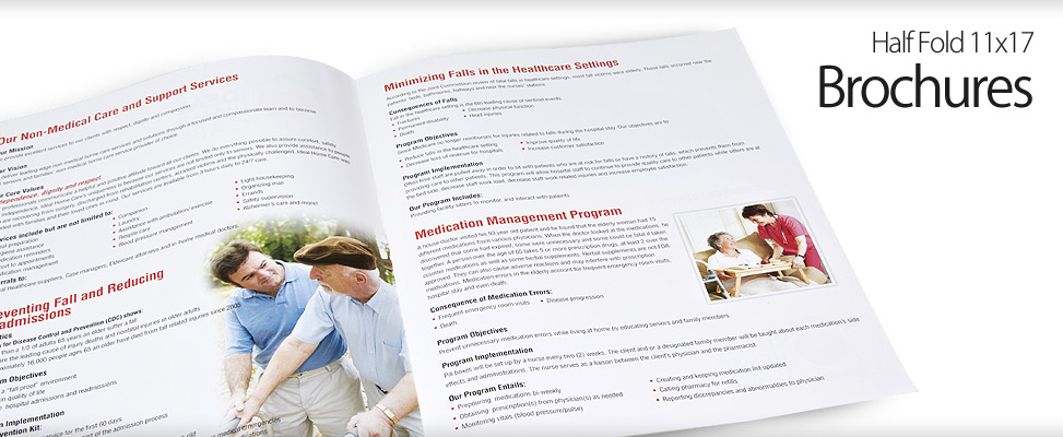 Brochure Design for Long Island Health Care Services in Melville