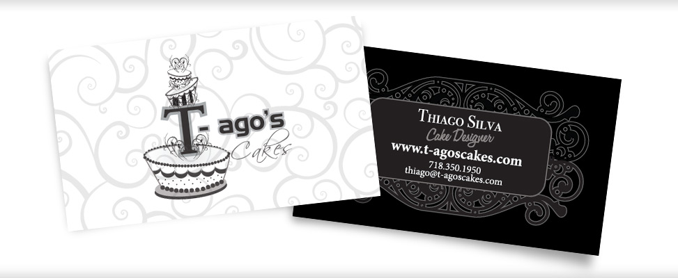 Business Card Design for Cake Designer in Queens New York